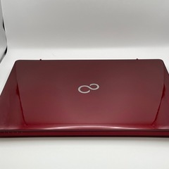 富士通/赤/i7/SSD500GB/Office/在宅/初心者/15.6型/美品の画像