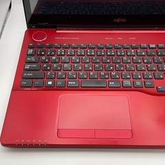 富士通/赤/i7/SSD500GB/Office/在宅/初心者/15.6型/美品の画像
