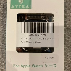 新品！ATTKAI for アップルウォッチ カバー Series 10/9/8/7/6/5/4/SE2/SE for Apple Watch カバー 防水 一体型 PC素材 硬度9H強化ガラス 高透過率 指紋防止 超薄型 耐衝撃 全面保護 for Apple Watch ケース (41mm，シルバー)の画像
