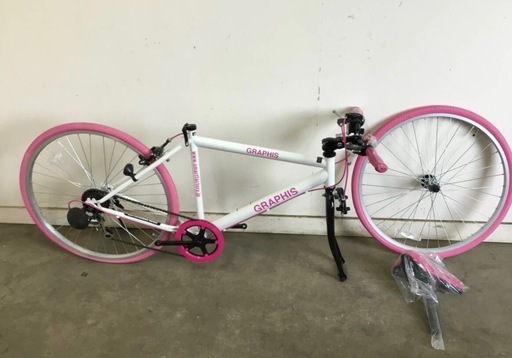 A-72 △ v 岐阜発/ 未使用/ GRAPHIS/ クロスバイク/ 26インチ/ 6段変速