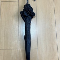 黒　晴雨兼用　日傘　中古の画像