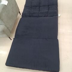 リユースのサカイ栃木店★ジモティ割あり★  座椅子 ネイビー W90×D75～190×H11.5～75 クリーニング済み TC10367の画像