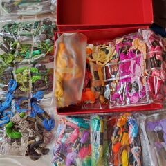 刺しゅう糸、テープほかの画像