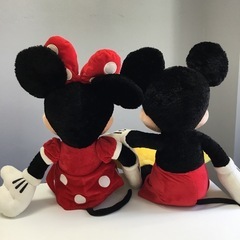 ミッキー　ミニー　ぬいぐるみ　セット　ディズニー　の画像