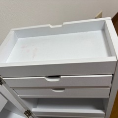 ドレッサー　コンパクト　白　の画像