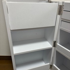 ドレッサー　コンパクト　白　の画像
