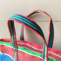 台湾　漁師網バッグの画像
