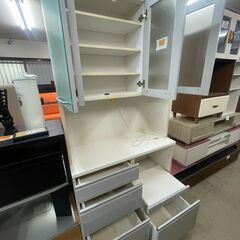 リサイクルショップどりーむ荒田店　No4459 キッチンボード　食器棚　大型　セパレート　収納力抜群♪の画像