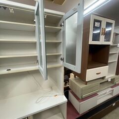 リサイクルショップどりーむ荒田店　No4459 キッチンボード　食器棚　大型　セパレート　収納力抜群♪の画像