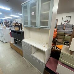 リサイクルショップどりーむ荒田店　No4459 キッチンボード　食器棚　大型　セパレート　収納力抜群♪の画像