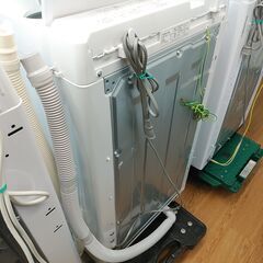 3か月間保証☆配達有り！15000円(税込）ヤマダセレクト 4.5㎏ 全自動 洗濯機 2022年製の画像