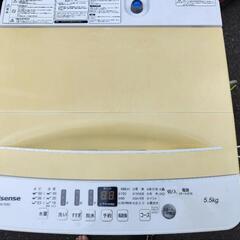 2020年式◆美品・大容量5.5kgハイセンス洗濯機 配送お手伝い可の画像