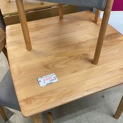 リサイクルショップどりーむ荒田店　No4436 二人かけダイニングセット　椅子二脚付き　ニトリ　シンプルで使いやすい♪の画像