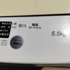 2021年式・美品・大容量・使用頻度少◆ハイセンス洗濯機5.5kg 配送お手伝いも可の画像