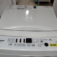 配送可【ハイセンス】5.5K洗濯機★2020年製　分解クリーニング済み/6ヶ月保証付き【管理番号12508】佐の画像