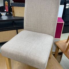 リサイクルショップどりーむ荒田店　No4450 二人掛け　バタフライダイニングセット　タンスのゲン　伸長式テーブル　椅子二脚付きの画像