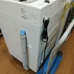 3か月間保証☆配達有り！17000円(税込）アイリスオーヤマ 4.5㎏ 全自動 洗濯機 2023年製の画像