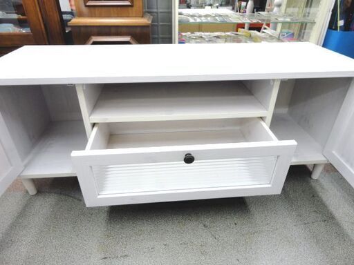 CERISE テレビ台 アッシュホワイト 幅120cm TV台 TVボード 佐藤産業 AVボード 西岡店