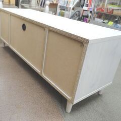 CERISE テレビ台 アッシュホワイト 幅120cm TV台 TVボード 佐藤産業 AVボード 西岡店の画像