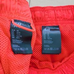 H&M　オレンジ色サーフパンツ、OldRロゴ　２枚セットの画像