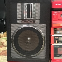 SHARP CP-7V8 レッド コンポ　レトロの画像