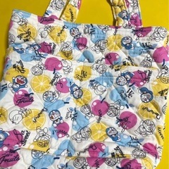 No.E9 学用品　スクールバッグ　トートバッグ　ドラえもん　キルティングの画像