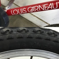 A-75 △ v 岐阜発/ LOUIS GARNEAU/ ルイガノ/ 子供用自転車/ 16インチ/ 変速なし/ サドルひび割れあり/ 現状品/ R7.6/22 △の画像