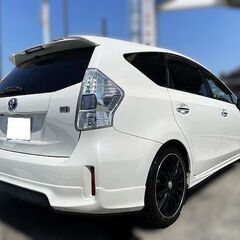 トヨタ プリウスα Sチューンブラック　総額125万円　走行距離8.7万キロ　自社ローン 信用回復ローンの画像