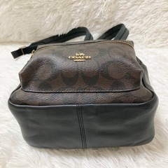 コーチリュックシグネチャーブラウンほぼ未使用
の画像