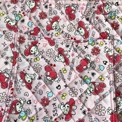 No.E10 学用品　スクールバッグ　トートバッグ　マイメロ　キルティングの画像