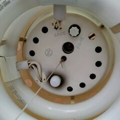 昭和レトロ 蛍光灯照明器具 笠付き(ペンダントライト)の画像