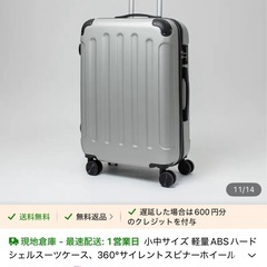 スーツケース　新品の画像