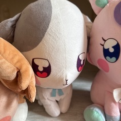 わんだふるぷりきゅあ ぬいぐるみセットの画像