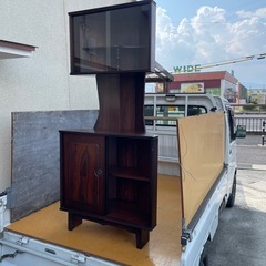 昭和レトロなコーナーラックの画像