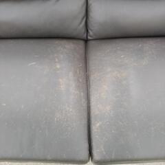 リユースのサカイ東金店　3人掛けソフアー（※座面色落ちあり）TJ14163の画像
