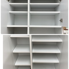 ジモティー限定価格 S764 ⭐ 中村敬木工 NAKAMURA 姿見付きシューズボックス ディープH 幅75cm USEDの画像