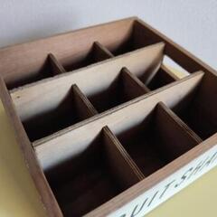 woodbox　ジュースボックス　アンティーク調の画像