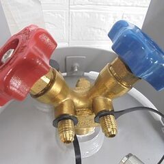 未使用 アサダ 1/4" フロン回収再生ボンベ 24L フロートセンサ付き R410A/R32/R463AJ 冷媒回収 ASADA 札幌市 白石店の画像