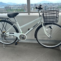 26インチシティバイク　自転車の画像