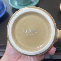 FELISSIMOコーヒーカップ5色セットの画像