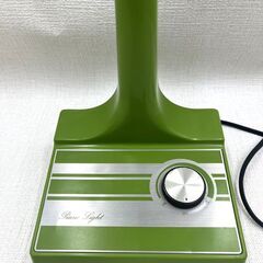 【B187】昭和レトロ/小泉産業/ジュミネ/スタンドライト/グリーン/ダイアル/調光/白熱灯/動作確認済みの画像