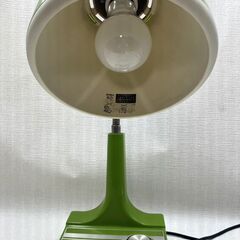 【B187】昭和レトロ/小泉産業/ジュミネ/スタンドライト/グリーン/ダイアル/調光/白熱灯/動作確認済みの画像