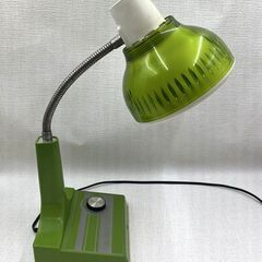 【B187】昭和レトロ/小泉産業/ジュミネ/スタンドライト/グリーン/ダイアル/調光/白熱灯/動作確認済みの画像