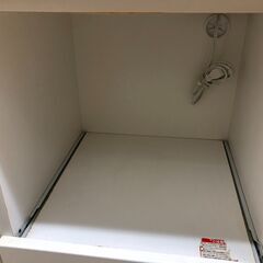 ★リユースのサカイ幸手店★SJ10257★ジモティ割あり★ NITORI 食器棚 白 W88×D43×H180 クリーニング済み の画像