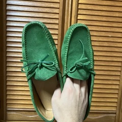 トッズ TOD'S スエード ゴンミーニ ドライビングシューズ 26cmの画像