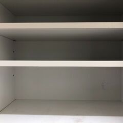 ★リユースのサカイ幸手店★SJ10258★ジモティ割あり★  食器棚 白 W117×D45×H187 クリーニング済み の画像