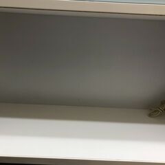 ★リユースのサカイ幸手店★SJ10258★ジモティ割あり★  食器棚 白 W117×D45×H187 クリーニング済み の画像
