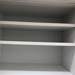 ★リユースのサカイ幸手店★SJ10258★ジモティ割あり★  食器棚 白 W117×D45×H187 クリーニング済み の画像