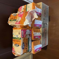 ニャンとも清潔トイレ 脱臭・抗菌シート 複数ねこ用 1パック8枚入り10袋プラス使いかけ1袋の画像