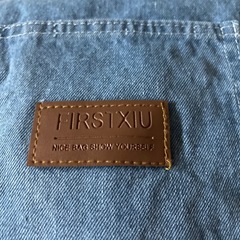 デニムショルダーパック新品未使用の画像